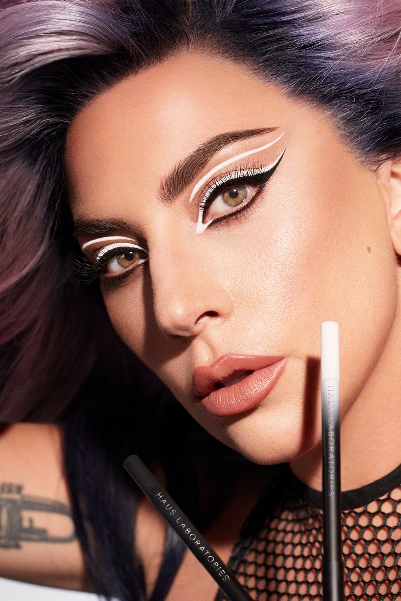 Haus Laboratories unveils Eye-Dentify Gel Pencil Eyeliner campaign with Lady Gaga.