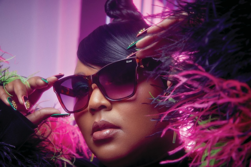 Ready for her closeup, Lizzo fronts Quay sunglasses campaign.