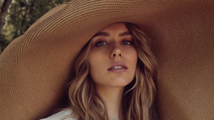 Louise Fankhanel Models Neutral Styles for ELLE Bulgaria