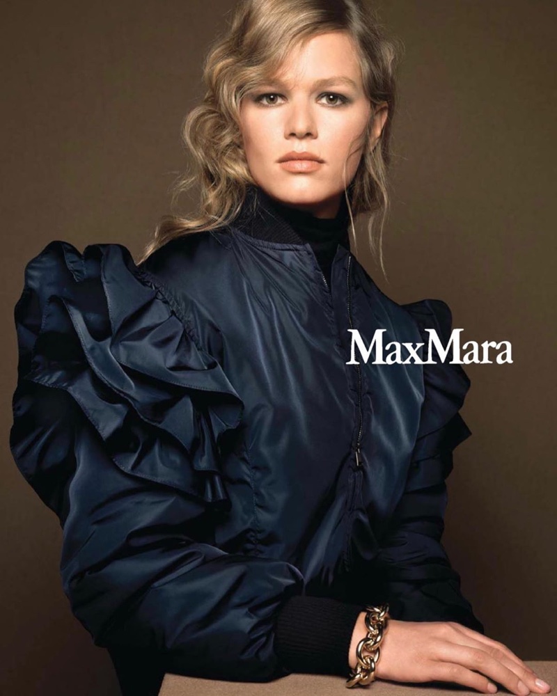 Anna Ewers stars in Max Mara fall-winter 2020 campaign.