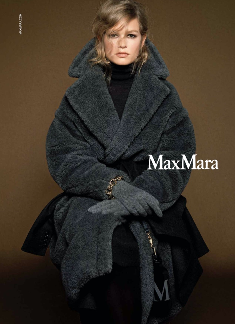 Max Mara taps Anna Ewers for fall-winter 2020 campaign.