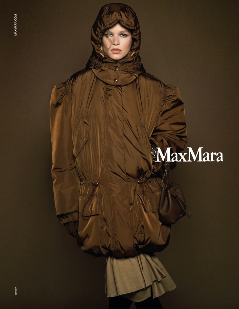 An image from Max Mara's fall 2020 advertising campaign.