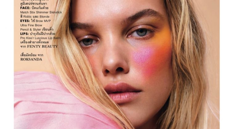 Mies Wears Bold Makeup for ELLE Thailand