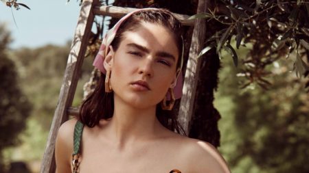 Nika Sobolevskaya Poses in Summer Swimwear for ELLE Portugal Nika Sobolevskaya Poses in Summer Swimwear for ELLE Portugal