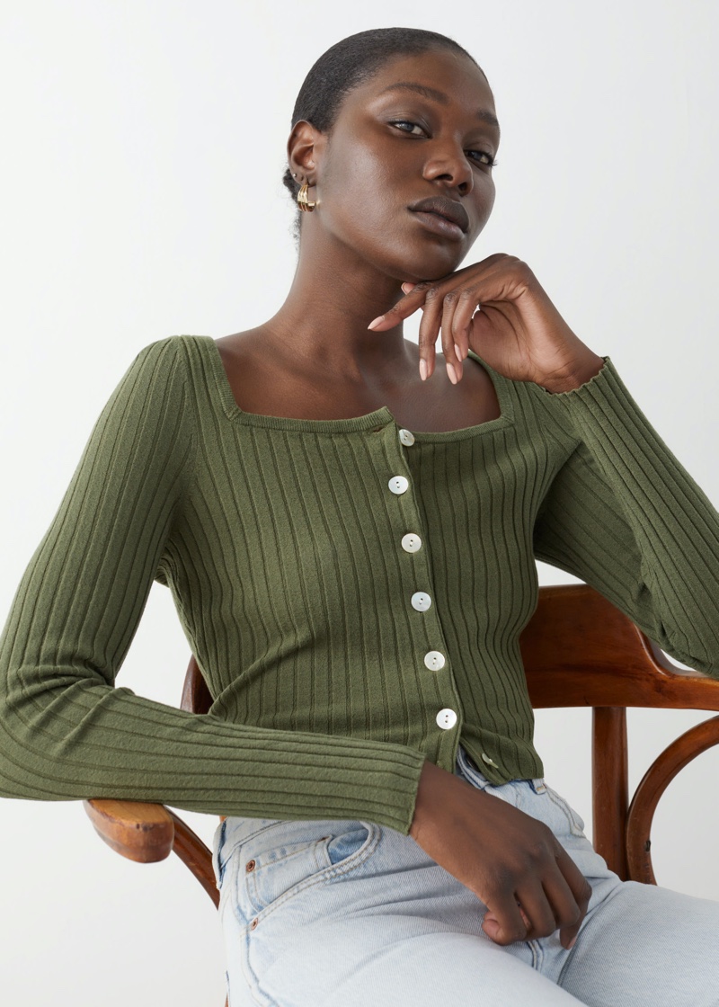 and other stories lilac cardigan