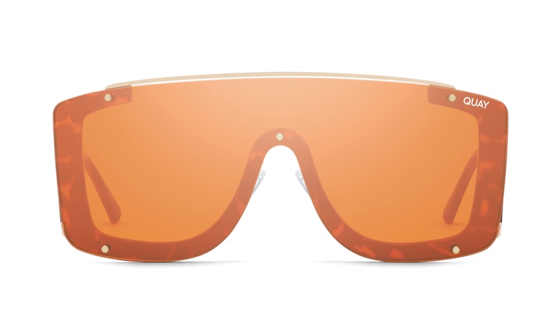 Quay x Lizzo Hold For Applause Sunglasses in Tortoise/Bronze $65