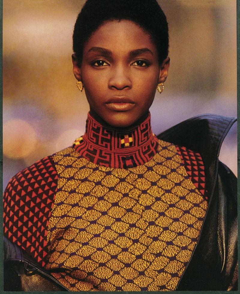 Roshumba Williams, photographed by Nathaniel Kramer, Elle US, April 1990 © Nathaniel Kramer.