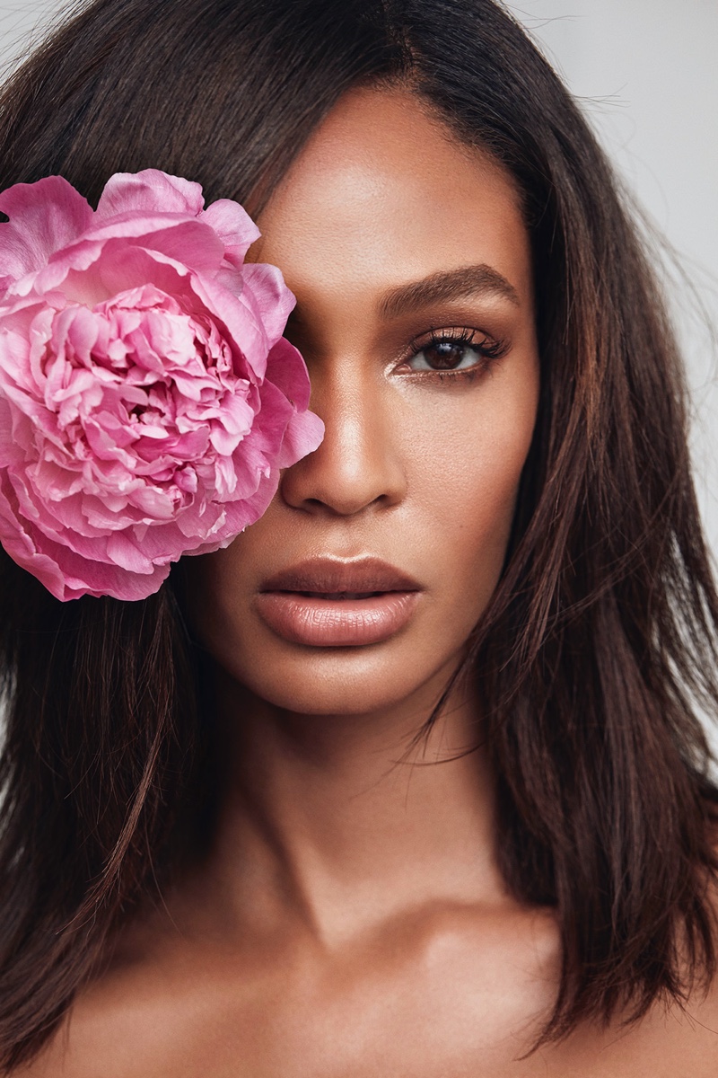 Joan Smalls stars in Victoria's Secret Bombshell Passion fragrance campaign.