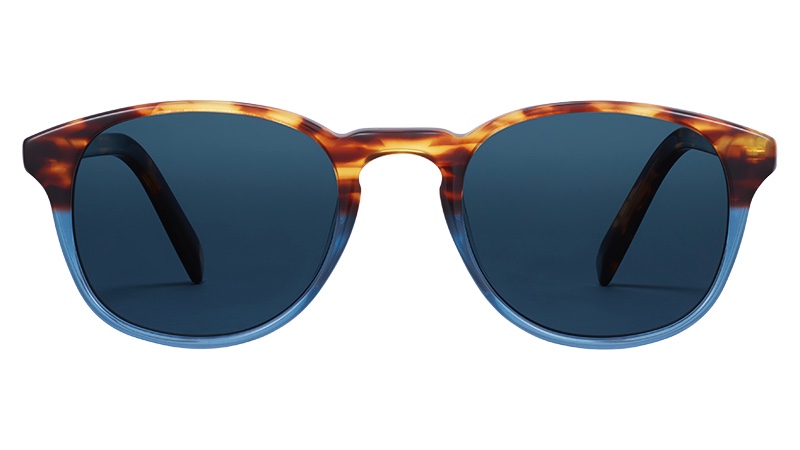 Warby Parker Downing Sunglasses in Hudson Blue Fade $175