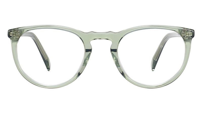 Warby Parker Haskell LBF Glasses in Aloe Crystal $95