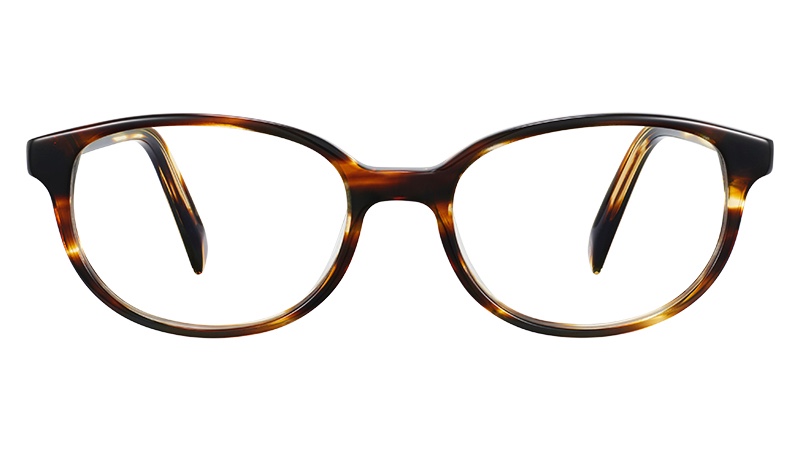 Warby Parker Ira Glasses in Striped Sassafras $95