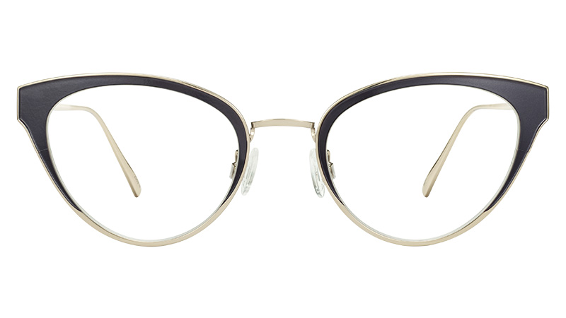 Warby Parker Loretta Glasses in Pebble with Polished Gold $145