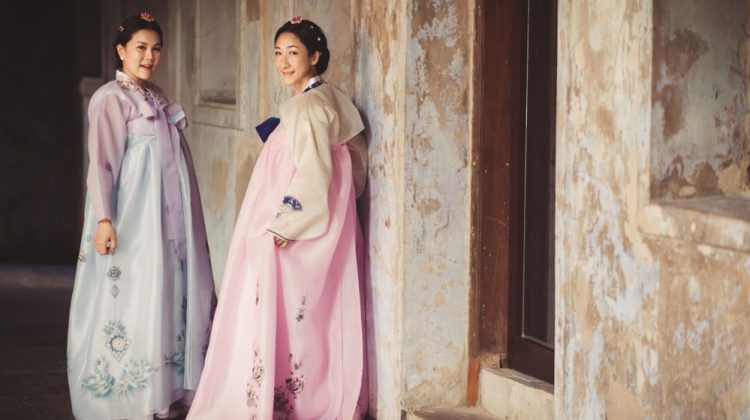 Women Wearing Korean Hanboks
