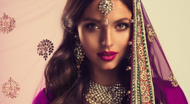 Beauty Indian Bridal Look Jewelry Embellished Style