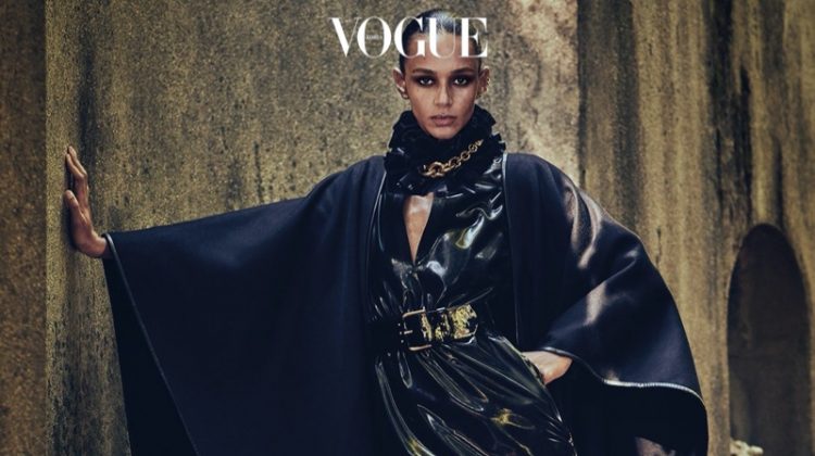 Binx Walton Smolders in Saint Laurent for Vogue Korea