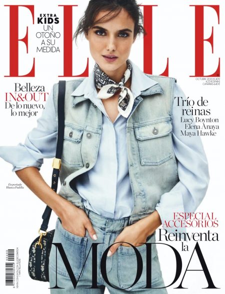 Blanca Padilla ELLE Spain 2020 Cover Fashion Editorial