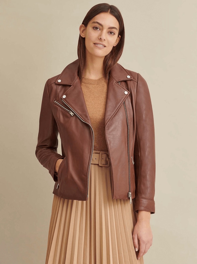 Brown Nutmeg Leather Jacket