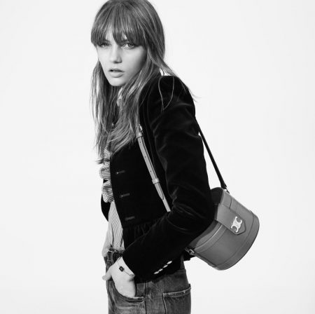 Fran Summers Charms in Celine Winter 2020 Campaign Fran Summers Charms in Celine Winter 2020 Campaign