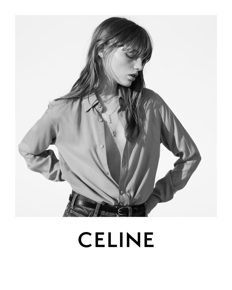 Fran Summers Charms in Celine Winter 2020 Campaign