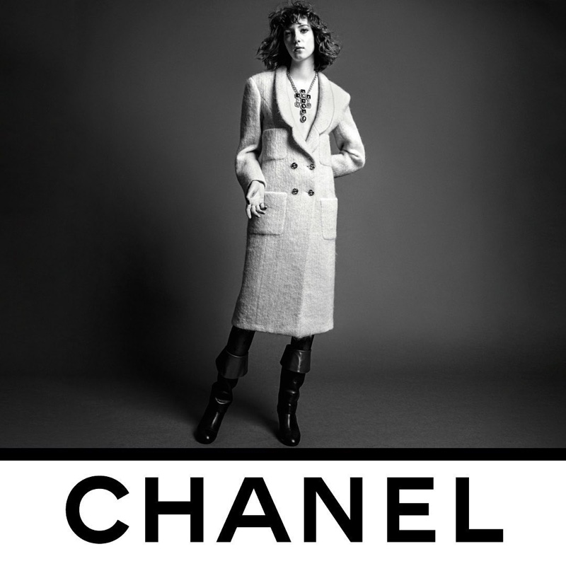 Evelyn Nagy stars in Chanel fall-winter 2020 campaign.