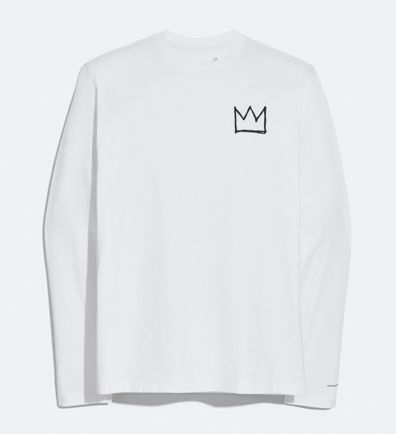 Coach x Jean-Michel Basquiat Long Sleeve T-Shirt in White $175