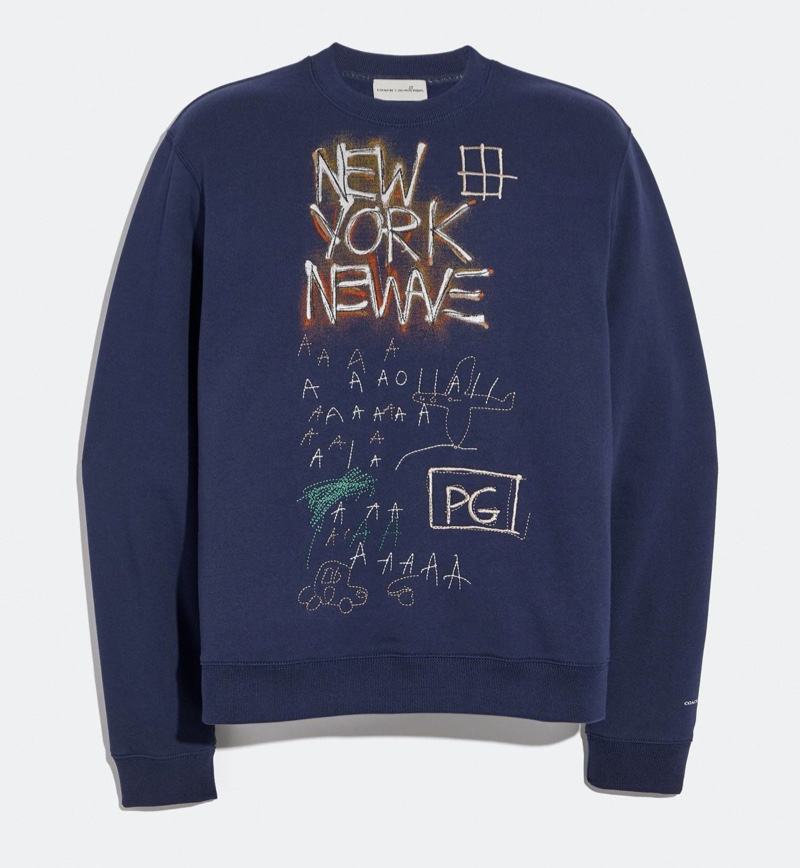Coach x Jean-Michel Basquiat Sweatshirt in Blue $295
