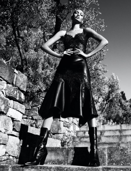 Joan Smalls Stands Tall in Ermanno Scervino Fall 2020 Campaign Joan Smalls stars in Ermanno Scervino fall-winter 2020 campaign.