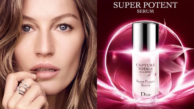 Dior unveils Capture Totale Super Potent Serum campaign with Gisele Bundchen.