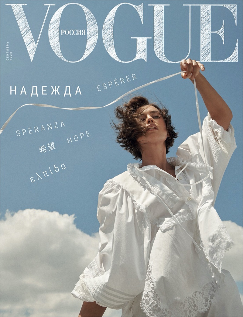 Irina Shayk on Vogue Russia September 2020 Cover