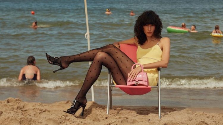 Karo Laczkowska Poses in Bold Beach Looks for ELLE Russia