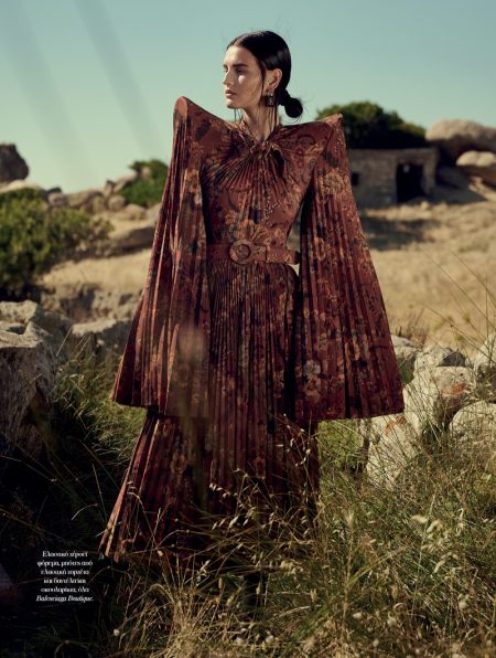 Katlin Aas Models Enchanting Looks for Vogue Greece Katlin Aas Models Enchanting Looks for Vogue Greece