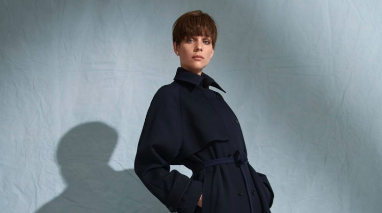 Kim Noorda Models Tailored Looks for ELLE Germany