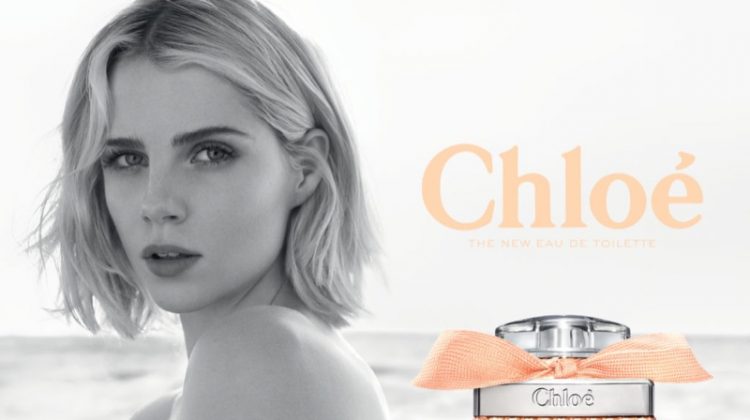 Lucy Boynton stars in Chloe Rose Tangerine fragrance campaign.