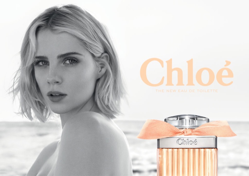 Lucy Boynton stars in Chloe Rose Tangerine fragrance campaign.