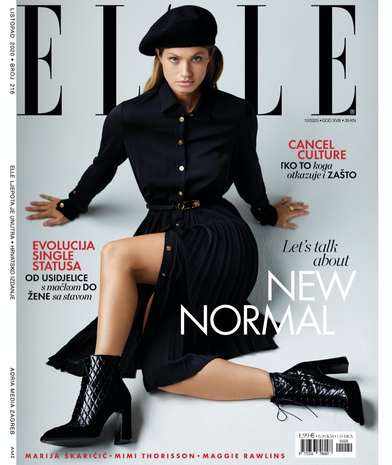 Maggie Rawlins is A Cover Girl for ELLE Croatia