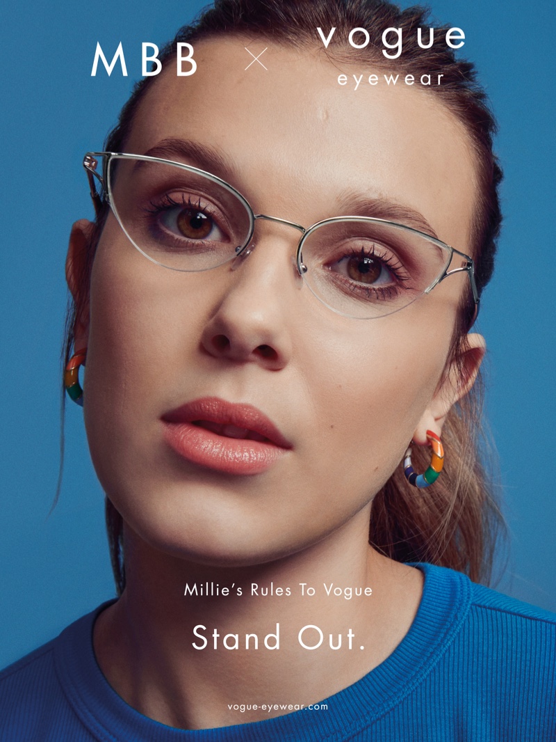 Millie Bobby Brown MBB x Vogue Eyewear Campaign