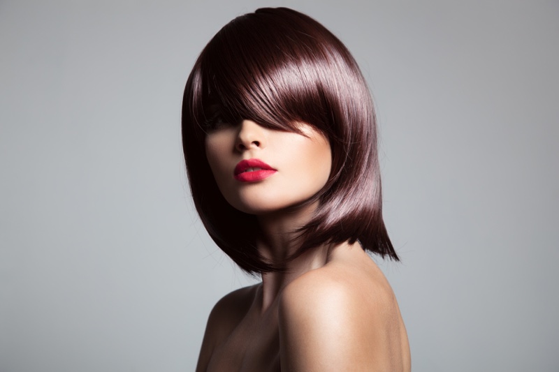 Model Chic Brown Bob Hairstyle Wig