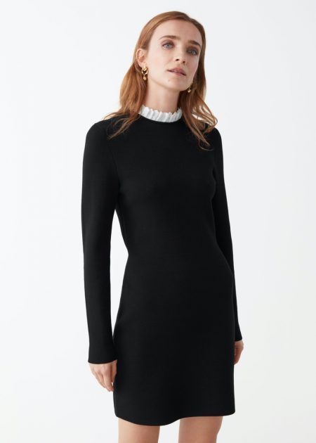 Just Landed: & Other Stories Unveils On-Trend Styles & Other Stories Jacquard Lace Collar Mini Dress $129