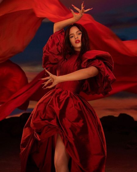 Rosalia is Red Hot in MAC Viva Glam Campaign Rosalia poses for MAC Viva Glam 2020 campaign.