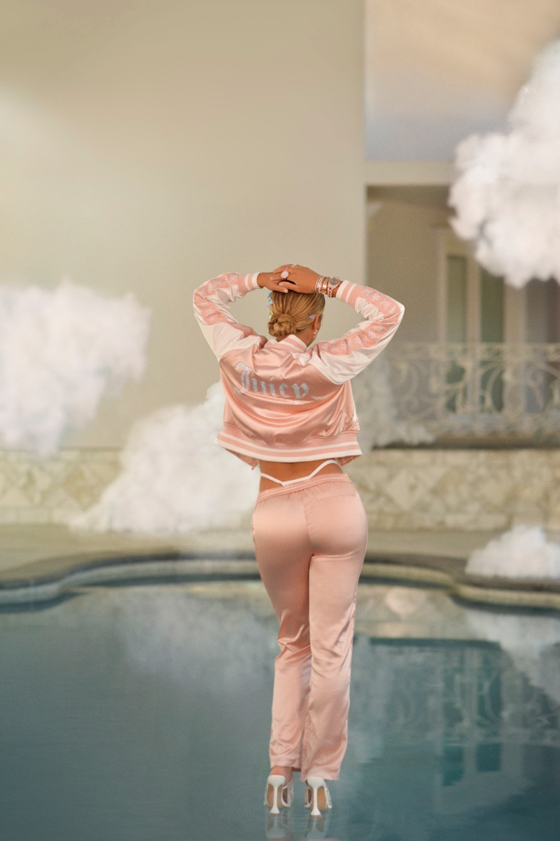 An image from Kappa x Juicy Couture's campaign.