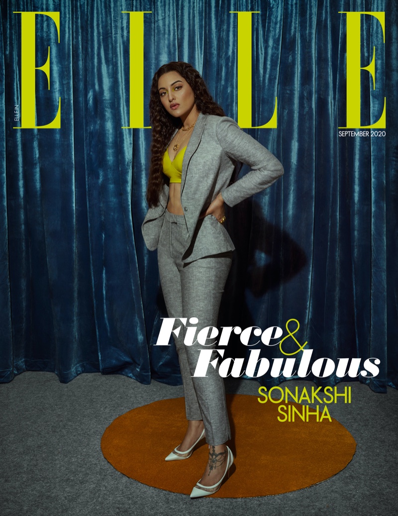 Sonakshi Sinha on ELLE India September 2020 Cover.