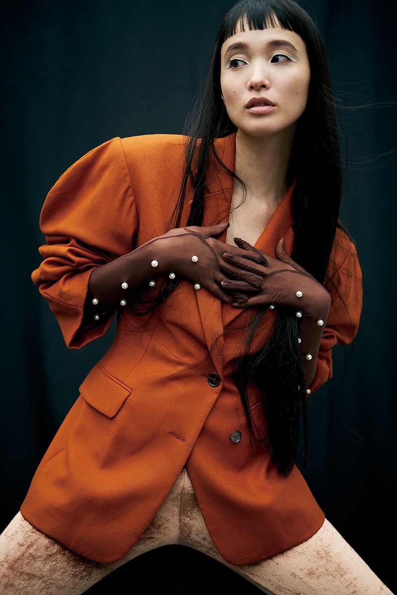 Yuka Mannami Models Statement Styles for The WOW Magazine