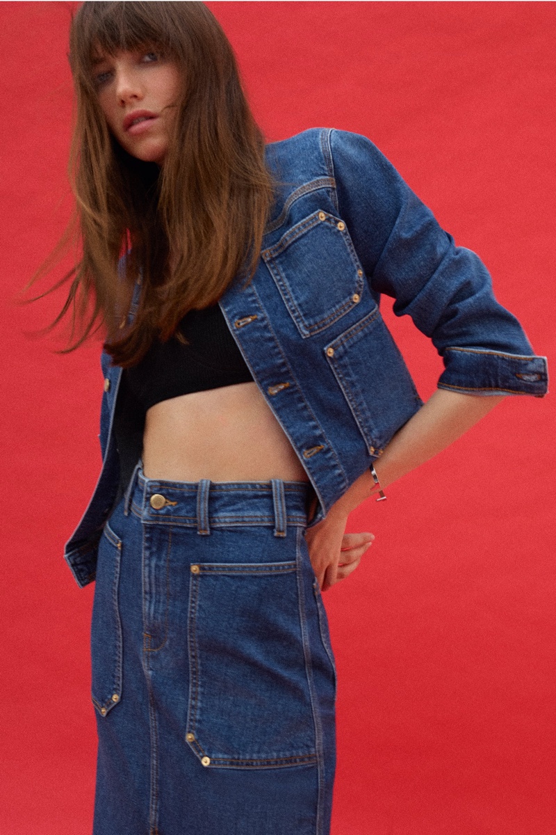 Chase the blues with Zara's fall 2020 denim designs.