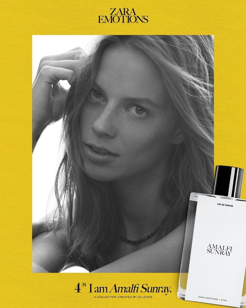 Lexi Boling stars in Zara Emotions fragrance campaign.