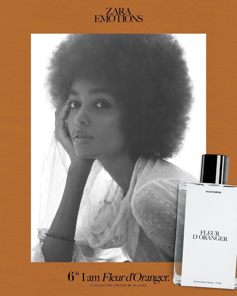 Blesnya Minher appears in Zara Emotions fragrance campaign.