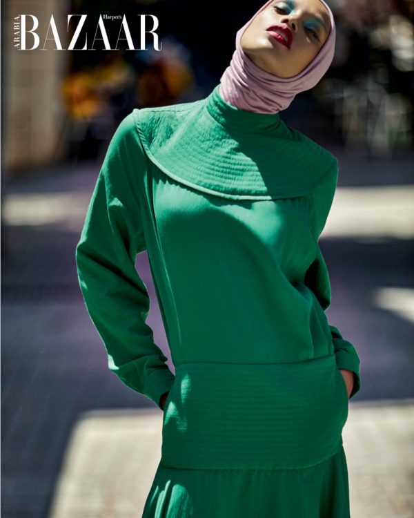 Afrodita Dorado Harper's Bazaar Arabia Xevi Muntané Fashion Editorial