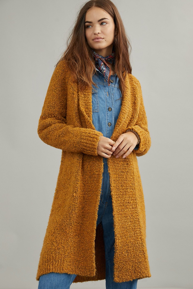 Anthropologie Lilla Cardigan in Maize $148