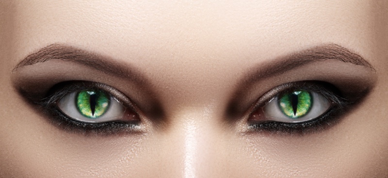 Beauty Cat Eye Contact Lenses Green