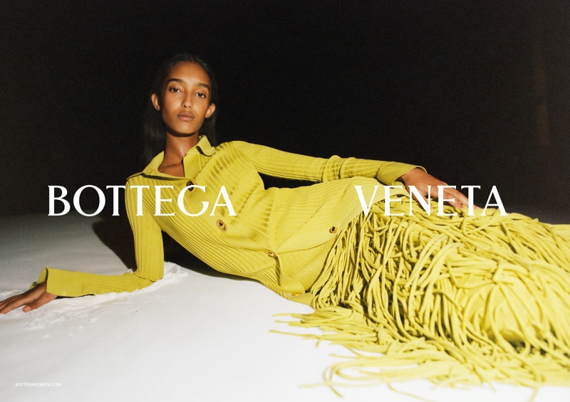 Mona Tougaard fronts Bottega Veneta fall-winter 2020 campaign.