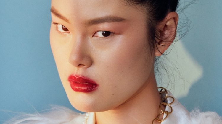 Chen Yu Wears Glam Beauty for ELLE Vietnam